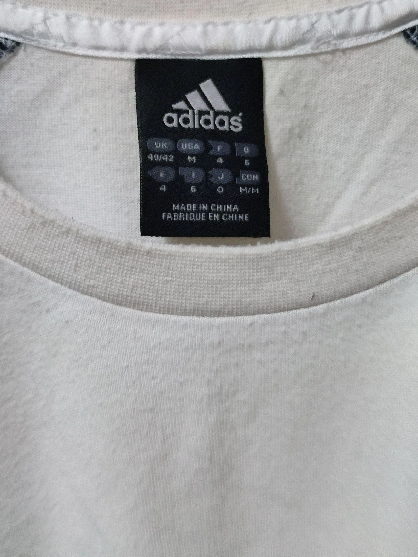 Adidas Real Madrid Vintage T-shirt 2003 Maat M ⚽ Origineel Y2K – photo 2